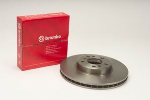 Přední brzdový kotouč Brembo, Ford Focus II, Focus C-Max, Volvo S40, V50, C70