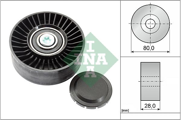 Vodící kladka Bmw E60, E61, E90, E91, E92, E93, F10, F11, 11287556251