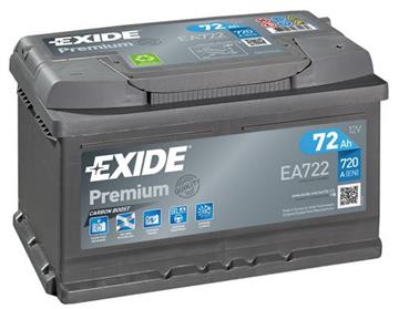 Autobaterie Exide Premium 72Ah 730A