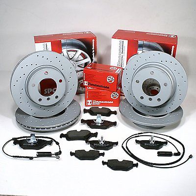 Set sportovní vrtané brzdové kotouče a desky Bmw E39, E39 Touring