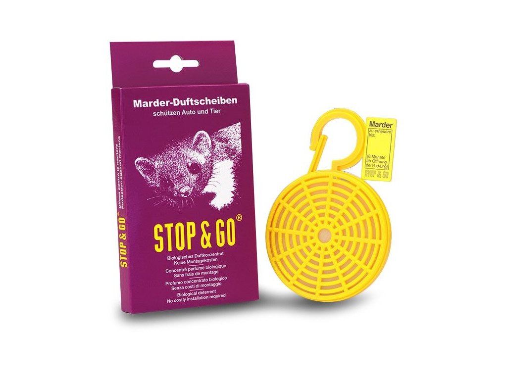 Ochrana proti kunám a hlodavcům - aromatický kotouč Stop & Go