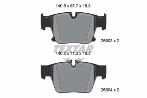 Zadní brzdové desky Bmw 34208842965